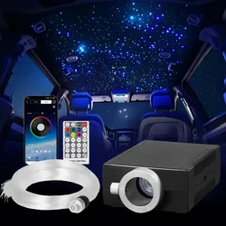 VEVOR Auto Lichtfaser LED Sternenhimmel 150 Stk. Glasfaser Optik Lichteffekte