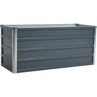 Estexo Hochbeet 100 x 40 x 45 cm Anthrazitgrau