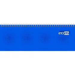 Rido Querkalender semana 29,7x10,5cm 1 Woche/Seite Karton-Umschlag blau 2026