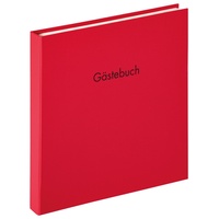 walther design Gästebuch rot