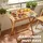 bremermann Tabletttisch Hellbraun, Holz, 55x7x35 cm (B/H/T) | Servieren, Tabletts