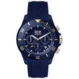 ICE-Watch ICE chrono Dark blue gold - Blaue Herrenuhr Plastikarmband 021601