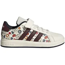 adidas Grand Court 2.0 Cloud White/Aurora Ruby/Legend Ink 34