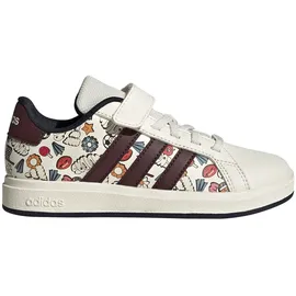 adidas Grand Court 2.0 Cloud White/Aurora Ruby/Legend Ink 34