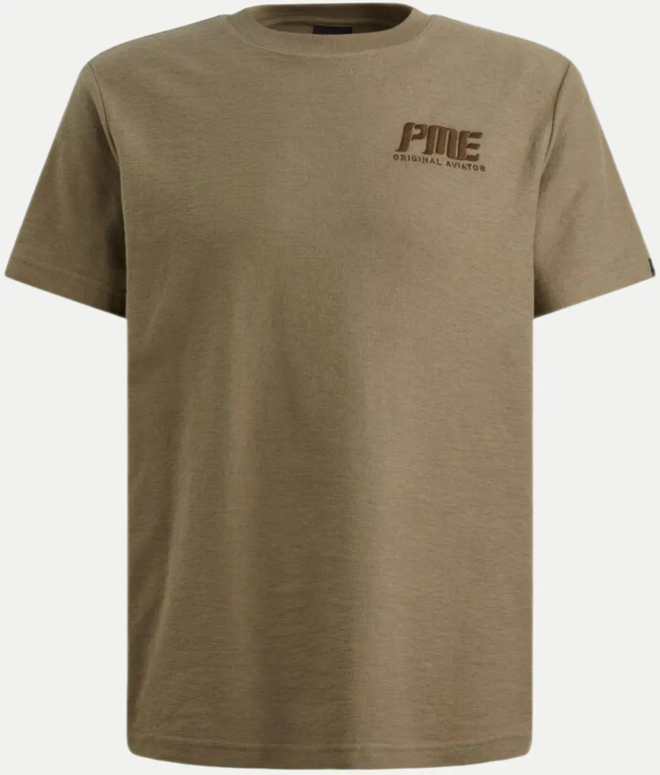 T-Shirt mit Logo Braun XXL