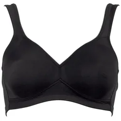 ROSA FAIA Damen BH - Twin, Soft-BH, Mikrofaser, T-Shirt-BH, atmungsaktiv Schwarz 80E