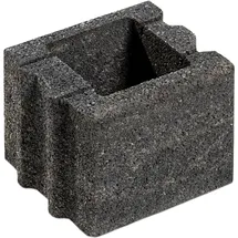 diephaus betonwerk gmbh Mauerstein Halbstein Quarzit 25 x 25 x 20 cm