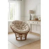 moebel-direkt-online möbel direkt online Papasansessel, Durchmesser 80 cm Sessel mit Kissen