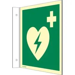 MOEDEL Fahnenschild Automat. externer Defibri. 65635200x200mm