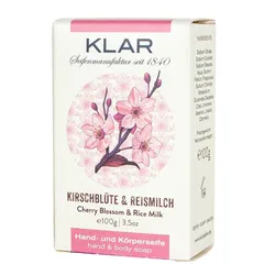 Klar Kirschblüten & Reismilch Seife