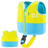 Kinder Mädchen Junge Schwimmlernweste, Schwimmhilfe Schwimmen Jacket für Kleinkinder Alter 1-6 mit Einstellbare Sicherheits Straps (KS-GB, 1-3)