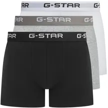 G-Star Boxershorts ASH Trunk 3er Pack Weiß/Grau/Schwarz M