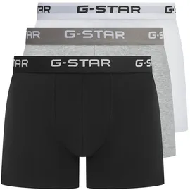 G-Star Boxershorts ASH Trunk 3er Pack Weiß/Grau/Schwarz M
