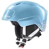 Uvex heyya - leichter Skihelm für Kinder - individuelle Größenanpassung - optimierte Belüftung - blue confetti 46-50 cm