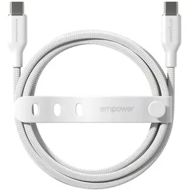 Panzer Glass USB-C auf USB-C 2 m Weiß