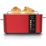Arendo Langschlitz-Toaster Rot