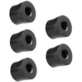 Mikinona 5 Stück Posaunen Zubehör Gummistopper für Posaune mit Slip On Design und Sicherem Sitz Schwarze Gummi Endkappen für Posaune Zug mit 5 Teilen