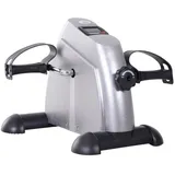 Novzep Mini-Heimtrainer Mini Heimtrainer Arm-und Beintrainer Pedaltrainer für Senioren mit LCD (verstellbarer Widerstand Fitnessbike Hometrainer), für Zuhause Heim Büro 35 x 40 x 31 cm Silber silberfarben