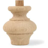 Holzando Holzfüße für Möbel aus Eiche ø87 - naturbelassenes Holz - ideal für Restauration & Reparatur - Möbelfüße Holz in Verschiedene Größen & Materialien erhältlich