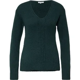 s.Oliver Alpakamixpullover mit Strickmuster Blau 46