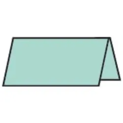 RÖSSLER Tischkarte Paperado 10x10cm karibik 164030174 220g