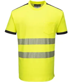 PORTWEST T181YERXXL Vision Warn-T-Shirt, Größe XXL,