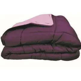 poyet motte made in france Poyet Motte Calgary Bettbezug Polyester Pflaume/Parma, Polyester, Prune/Parme, 260x240x1 cm