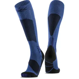 X-Socks Ski Discover 2 Paare Schwarz/Hellgrau 35-38