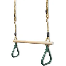 Leogreen Schaukel Trapeze mit Turnringen Grün
