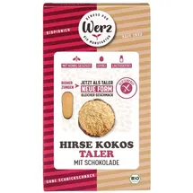 Werz Hirse-Kokos-Taler Vollkorn-Gebäck glutenfrei 150 g