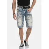Cipo & Baxx Jeans, blau / weiß 31