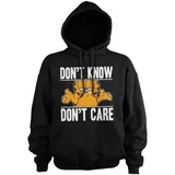 Garfield Hoodie Don't Know Big Tall Schwarz 5XL