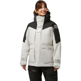 crazy4sailing Damen Stavanger II Ocean Segeljacke, Silber, Größe S