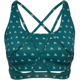 hummel Hiit Aop Impact Strap Bra Grün XS
