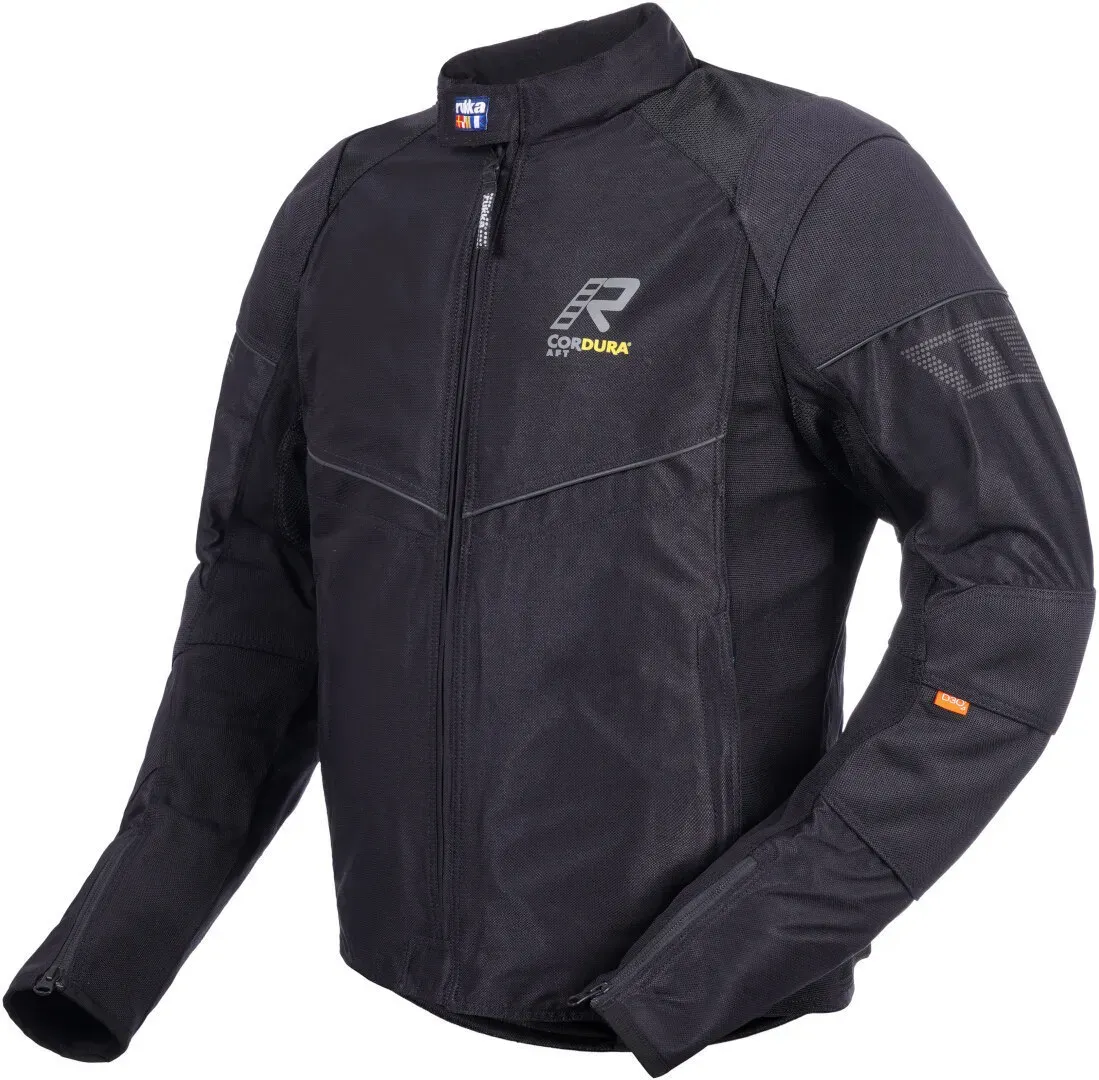 Rukka Airgobi Motorrad Textiljacke, schwarz, Größe 56 für Männer