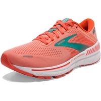 Brooks Adrenaline GTS 22 Damen coral/latigo bay/white 38