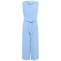 Betty & Co Damen Jumpsuit mit Wasserfallausschnitt 34, Hellblau - 34W