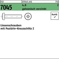 Industrial Quality Supplies ISO 7045 Form CZ Linsenkopfschraube VG