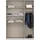Rauch Kleiderschrank RAUCH "Harburg Drehtürenschrank Schlafzimmerschrank mit viel Stauraum", grau (graumetallic), B:136cm H:197cm T:54cm, Holzwerkstoff, Schränke, Kleiderschrank, Bestseller Schrank Garderobe im Schlafzimmer