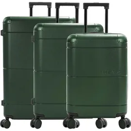 HEYS Zen Koffer-Set 3-tlg. polycarbonat/grün