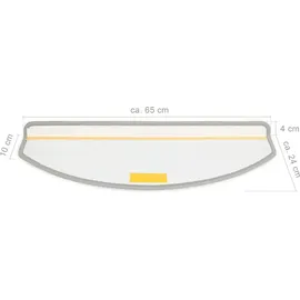 Kettelservice-Metzker Stufenmatten Ventura Halbrund Hellblau 15 Stück