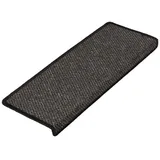 Floordirekt Karat Stufenmatte Ponto Pflegeleicht Anthrazit 23,5 x 65 cm Rechteckig
