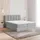 masseno Boxbett, Hellgrau, Holz, 160x200 cm Schlafzimmer, Betten, Boxspringbetten