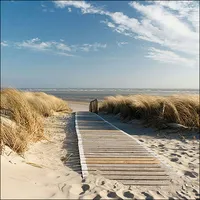 Ambiente Home Serviette "Tag am Meer Servittentechnik décopatch Papierserviette