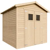 TIMBELA Gartenschuppen M351 1,99 x 1,99 m Beige