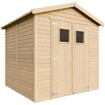 TIMBELA Gartenschuppen M351 1,99 x 1,99 m Beige