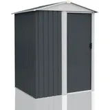Aileenstore Gerätehaus 1,5 x 1,3 m Grau