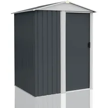Aileenstore Gerätehaus 1,5 x 1,3 m Grau