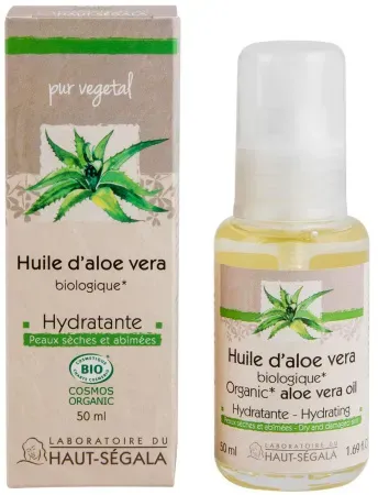 Laboratoire du Haut-Ségala Aloe Vera Öl Mazerat Für Trockene Und Geschädigte Haut Nio Flakon 50ml