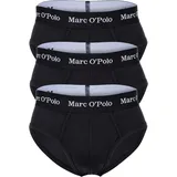 Marc O'Polo Marc O ́Polo Bodywear Slip / Unterhose Essentials Slips, 3er-Pack, Logo-Bund, für Herren, BLACK, XL